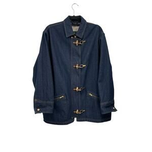Vintage Ralph Lauren Denim Jacket Chore Coat Fireman Denim Supply Size XL